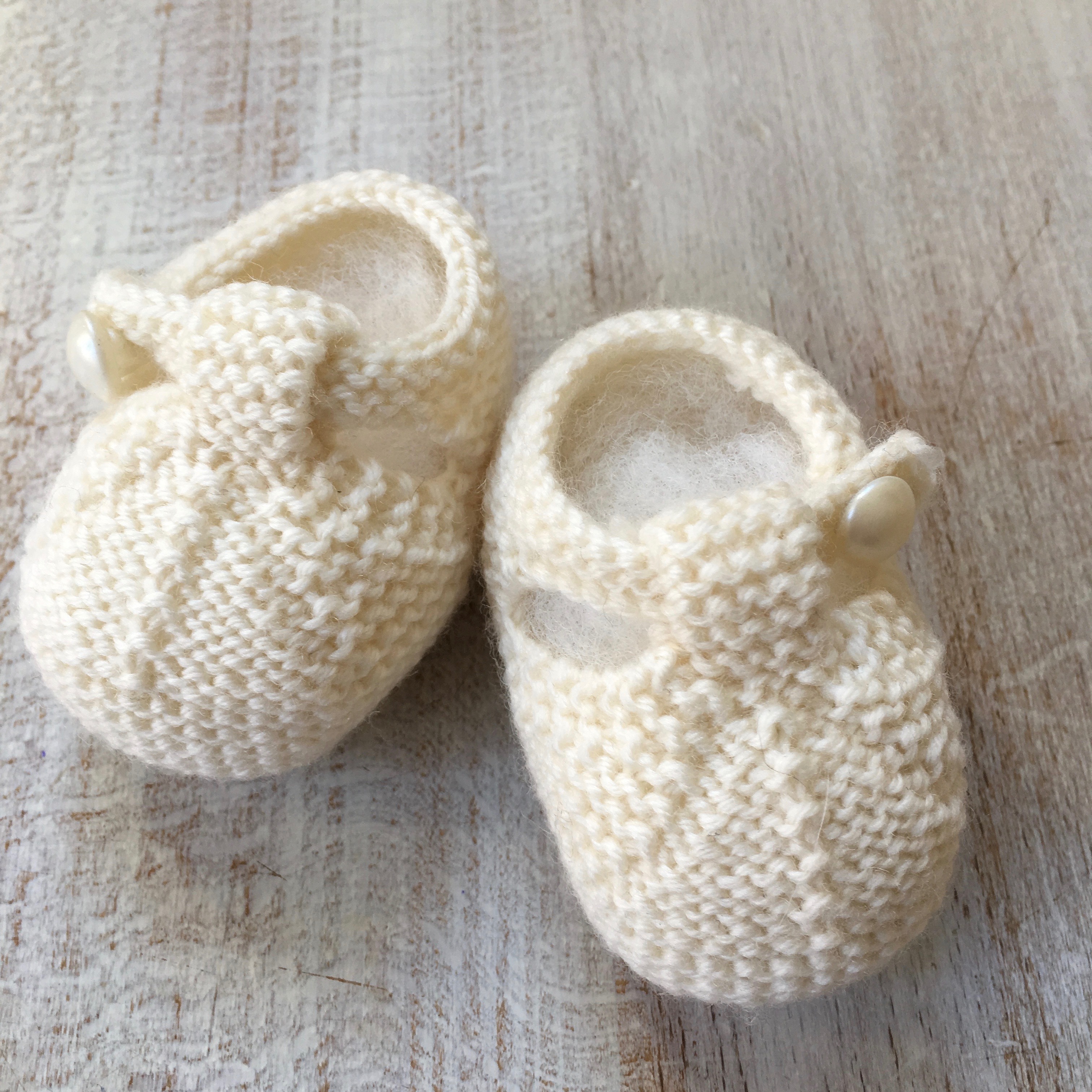 Baby Booties knitting project by Little French Knits