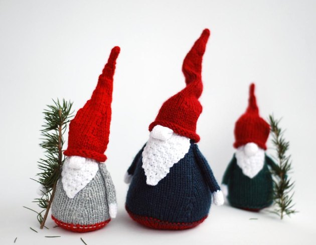 3 Gnomes Knitting pattern by DenizasToysJoys