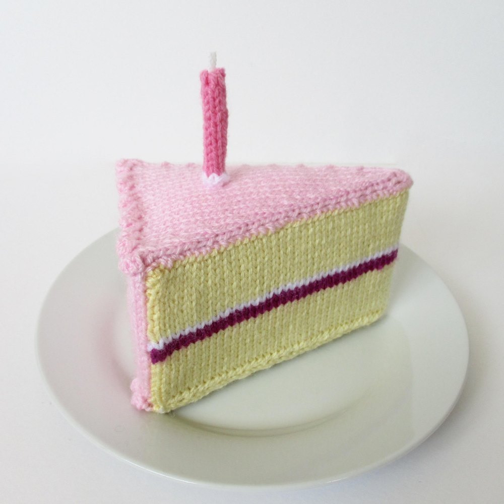 Birthday Cake Knitting pattern by Amanda Berry Knitting