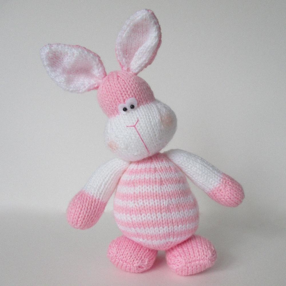 Marshmallow Bunny Rabbit Knitting pattern by Amanda Berry ...