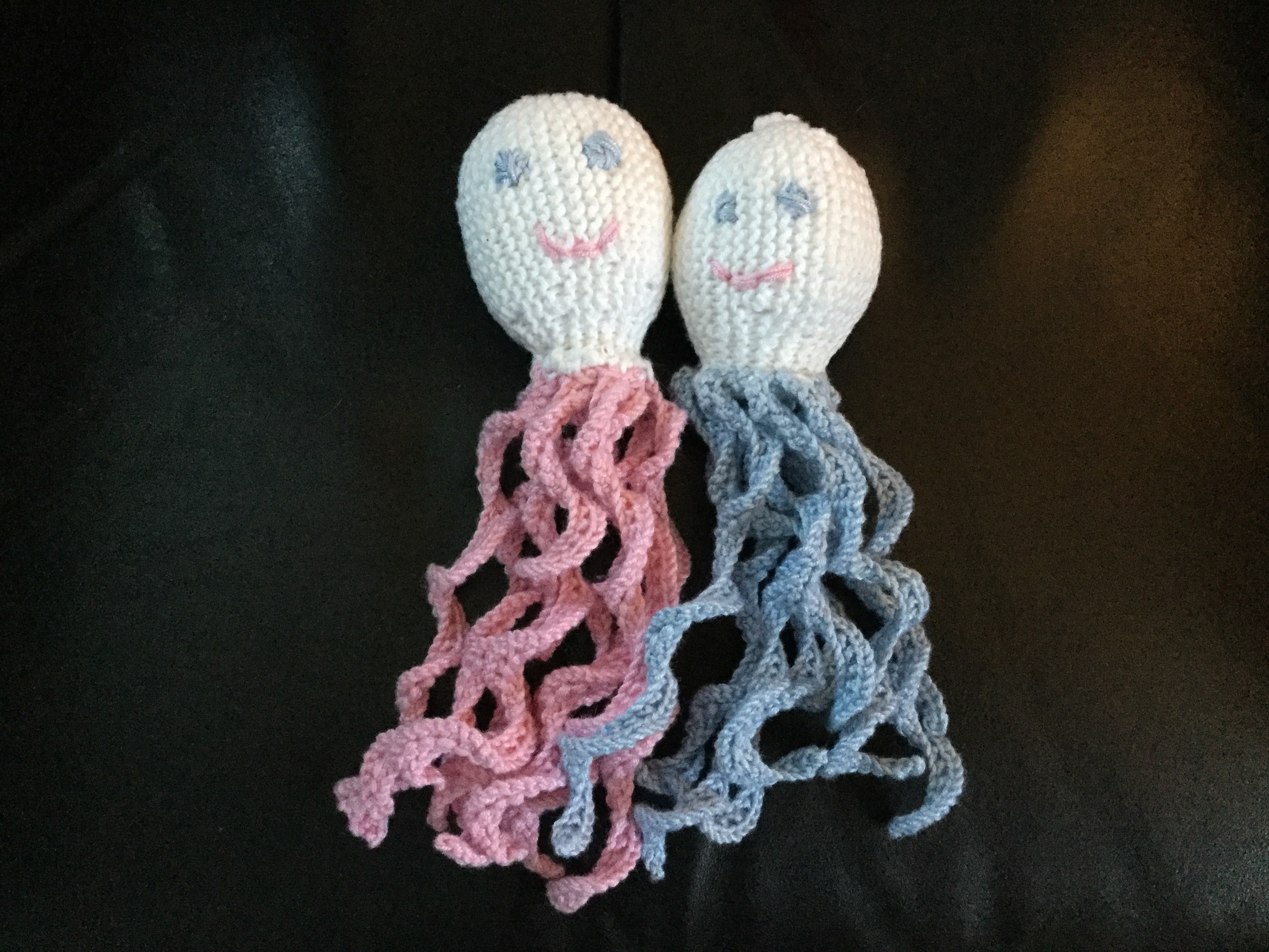 Octopus for preemie knitting project by Tabitha S