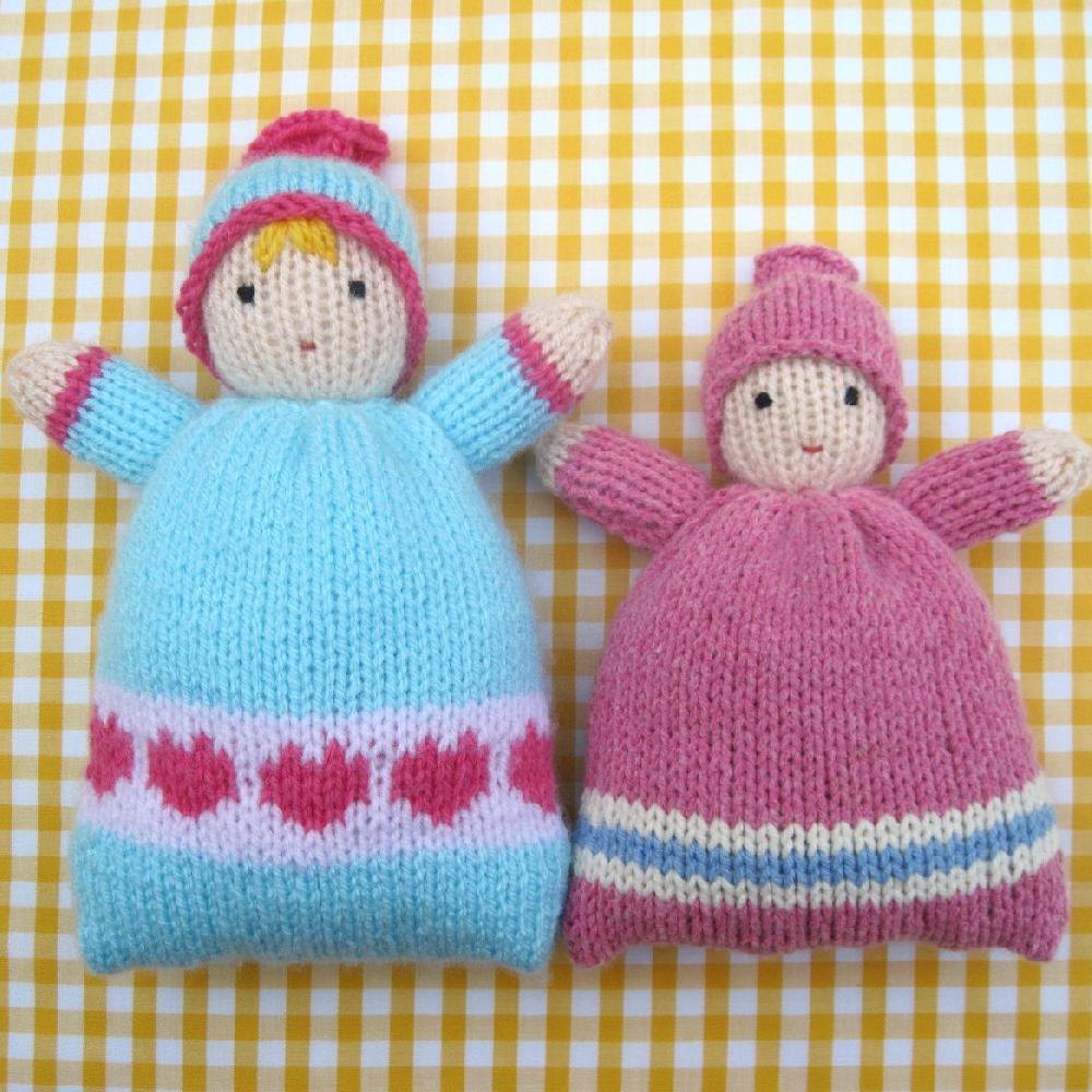 Little Sweethearts knitted doll Knitting pattern by