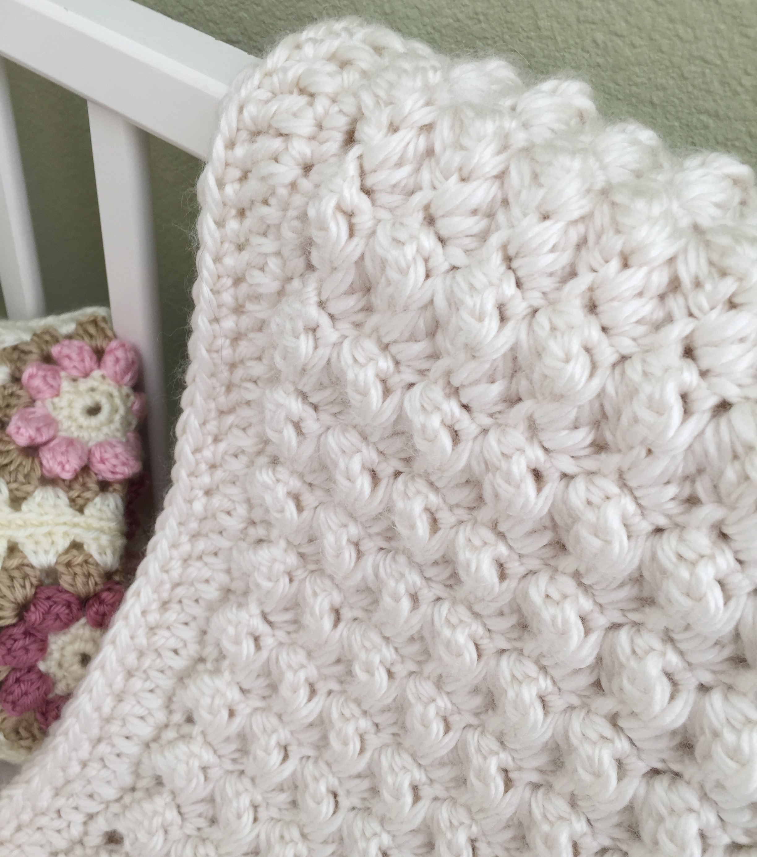 Chunky Baby Blanket crochet project by Deborah O | LoveKnitting