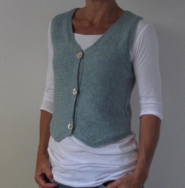 Primer patrón de tejido Frost de Heidi Kirrmaier Knitting