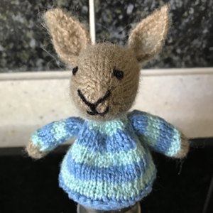 Bunny egg cosy Knitting pattern by Julie Williams