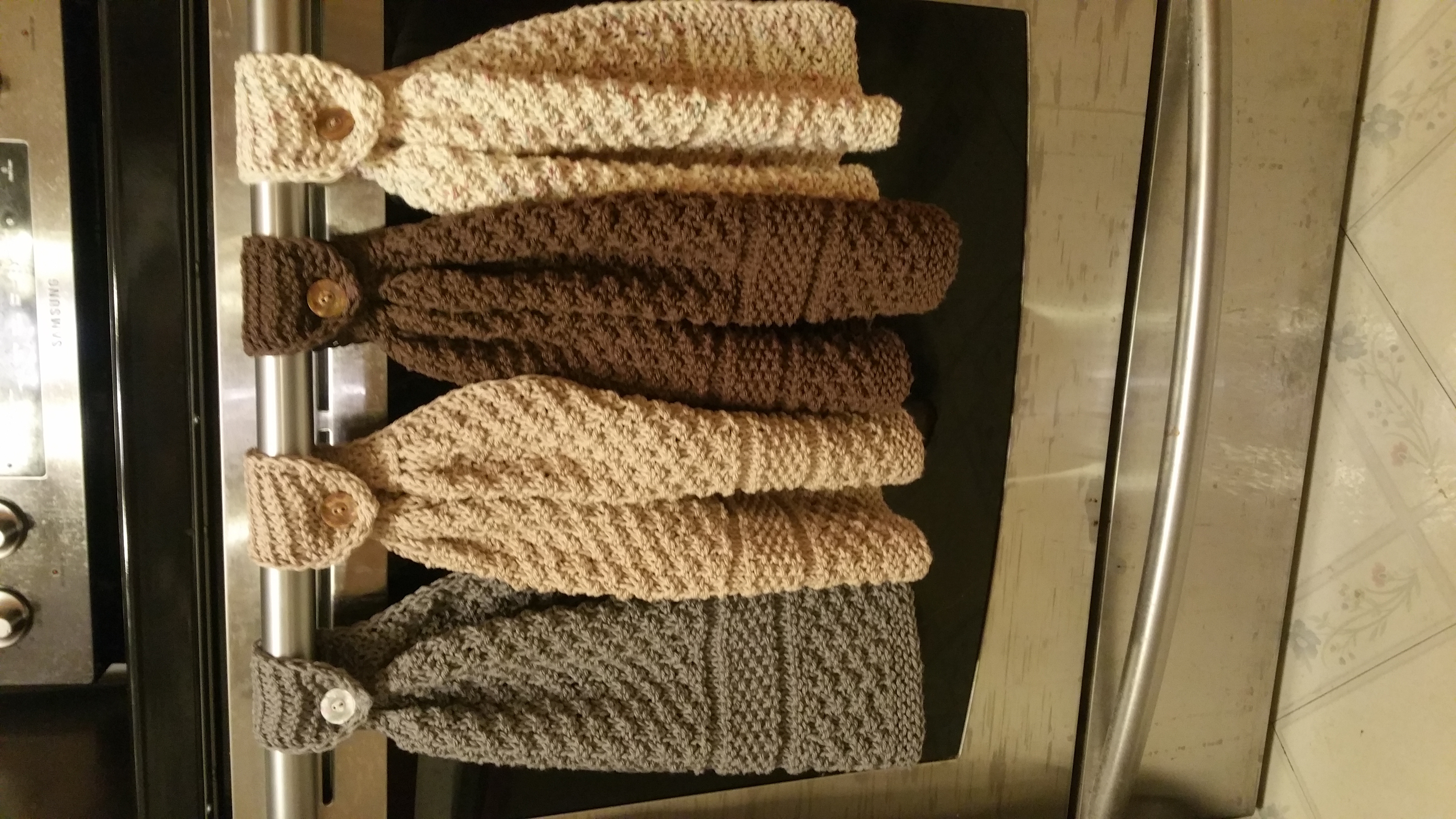 Knitted hanging kitchen towels knitting project by Dixie S ...
