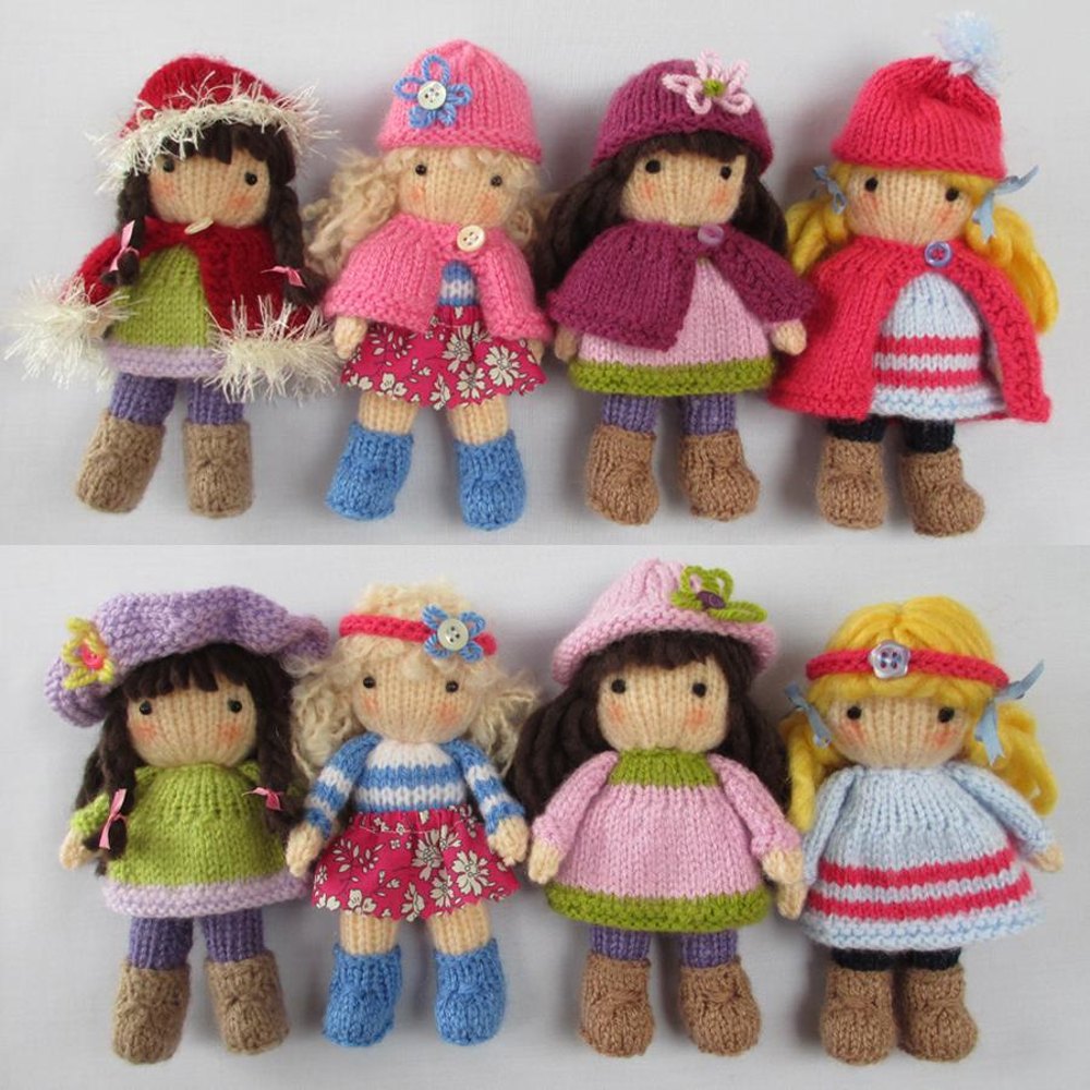 Little Belles - Small Knitted Dolls Knitting pattern by ...