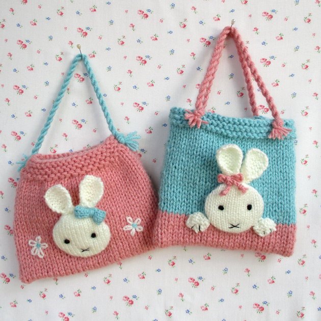 Bunny Bags Knitting pattern by Dollytime