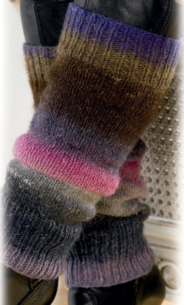 Leg Warmers in Noro Silk Garden Lite | Knitting Patterns ...