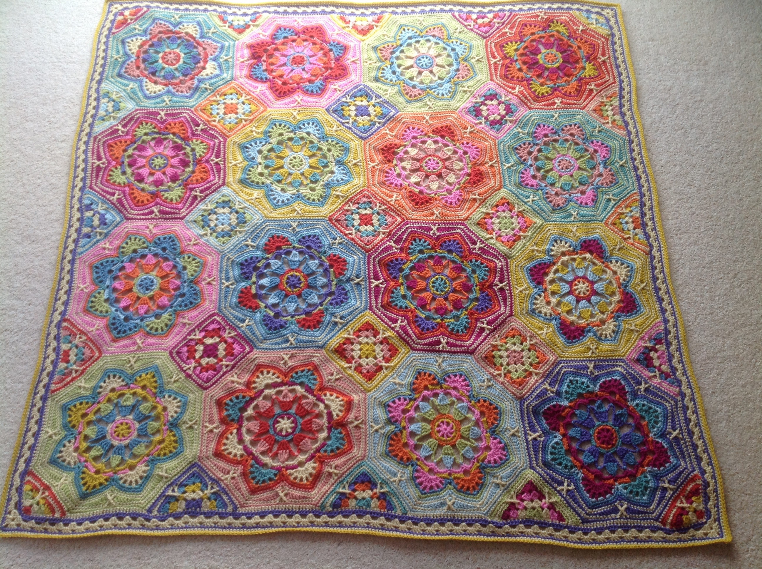 Persian Tiles - Eastern Jewels crochet project by Tracy B | LoveCrochet