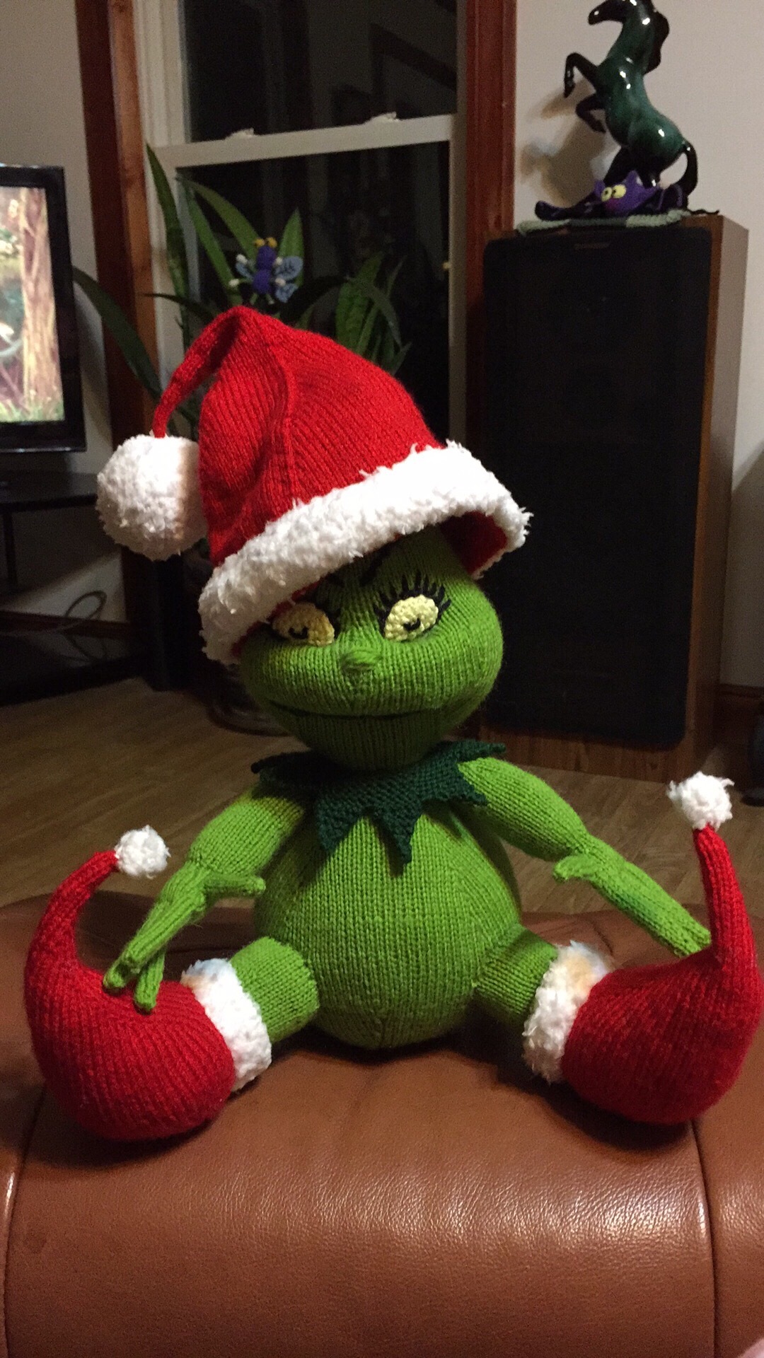 Knitted Grinch knitting project by Toni R LoveKnitting