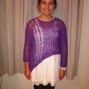Funky Bulky Asymmetrical Sweater Knitting pattern by ...